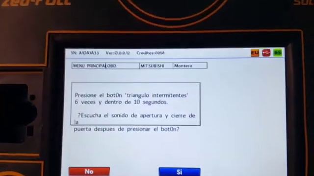 Mitsubishi Montero 2008 JAPAN programación de Control Remoto ZED FULL. Programming Remote.