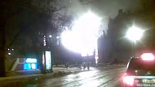 Пожар в Риге 27.12.2009 5:00 смотреть онлайн