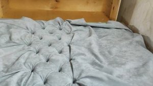 Подробно о каретной стяжке. Капитоне без разметки. Делаем каретную стяжку легко