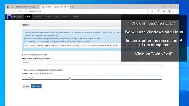 INSTALL URBACKUP WINDOWS ✔️ Client and Server Open Source