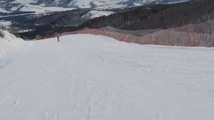 Абзаково. Спуск по трассе 1