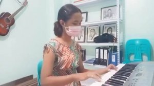 Titibo Tibo  thea at her piano class