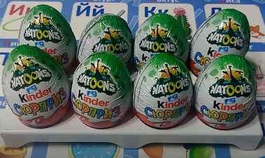 Открываем киндер сюрпризы Натунс №2. We open kinder surprises Natuns №2.