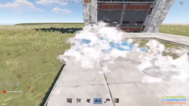 Гайд как построить гараж для коровы в Раст|Rust