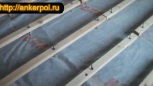 Регулируемые полы на лагах, монтаж и установка!