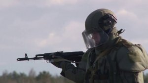 Тренировки бойцов инженерно-штурмовых подразделений на полигоне Мулино