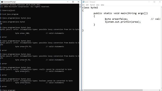 Lecture 7 :- Byte data type in java || LearningStrome Academy смотреть онлайн