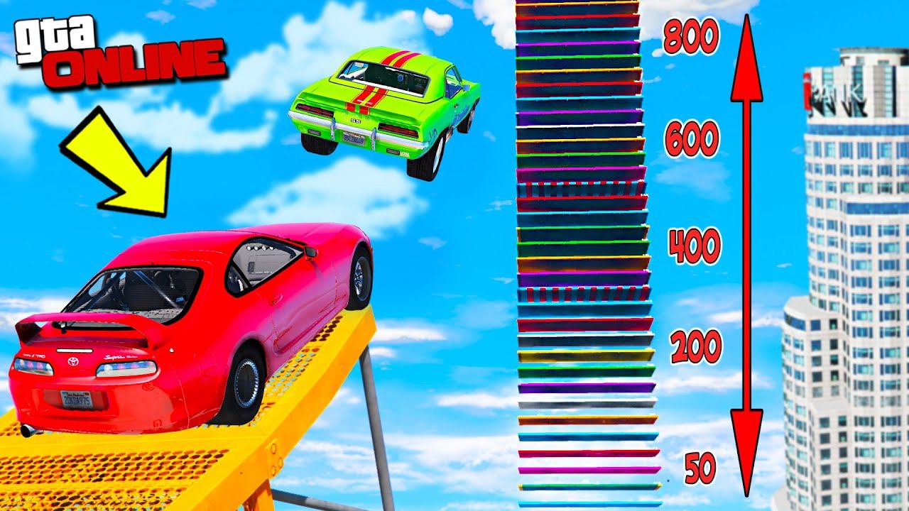 СТАНДАРТНЫЕ ТАЧКИ ИМБУЮТ! КАК ВЫСОКО В НЕБО УЛЕТИТ ЧИТ ТАЧКА В ГТА 5 МОДЫ! ПРЫЖКИ В ВЫСОТУ В GTA 5! смотреть онлайн