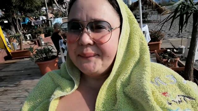 На пляже Махмутлара Аланья Анталия