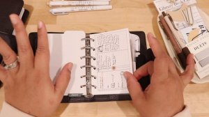 Filofax Pocket Rings Setup | Filofax Norfolk Espresso Planner | Personal Rings Setup