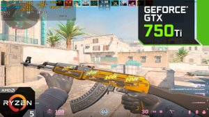 Counter-strike 2 : GTX 750 Ti + Ryzen 7500F