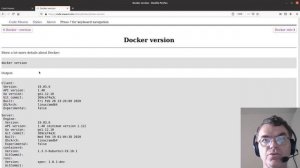 Docker course #6 - version and info