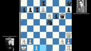 21-я партия Але́хин - Боголюбов, матч за звание чемпиона мира по шахматам 1929. (1-0)
