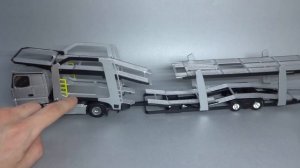 Mercedes-Benz Actros MP4 Car Transporter Truck | Eligor | Масштабная модель грузового автомобиля
