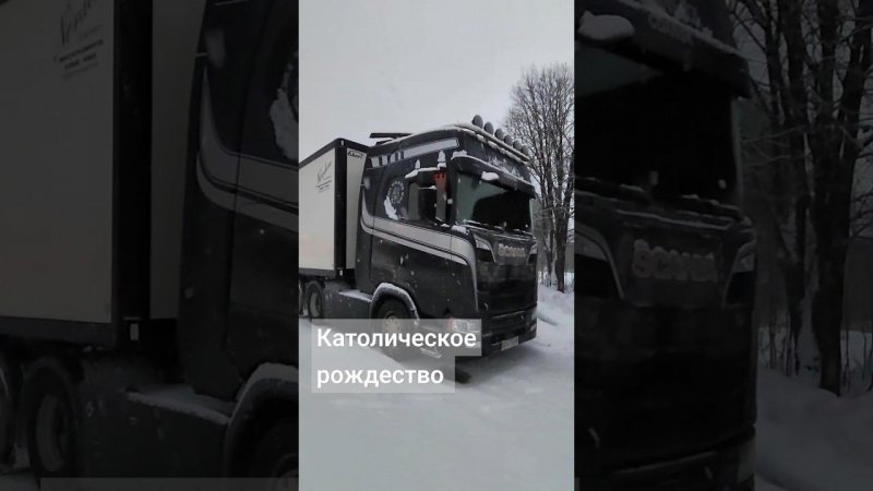 Самый короткий день в году! #truckerinscandinavia #дальнобойпоскандинавии #kamitranspol