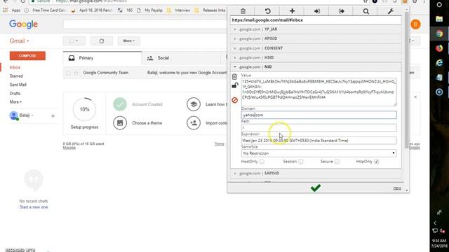 Tamper Cookie Domain Name смотреть онлайн