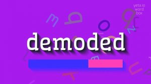 DEMODED - HOW TO PRONOUNCE IT? #demoded