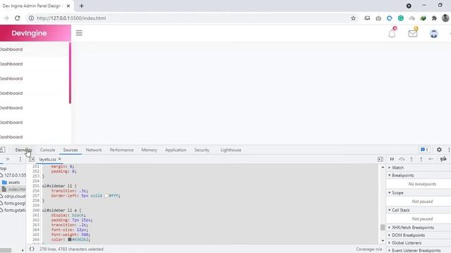 12 How to make a Admin template design by html css | Sidebar Design смотреть онлайн