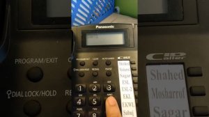 How to setup one touch on Panasonic KX-TS880MX