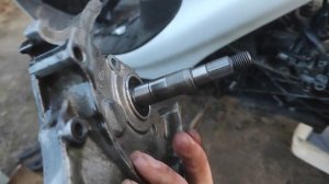 Хруст в Редукторе?? Будни Хонда Дио 34 Замена подшипника редуктора