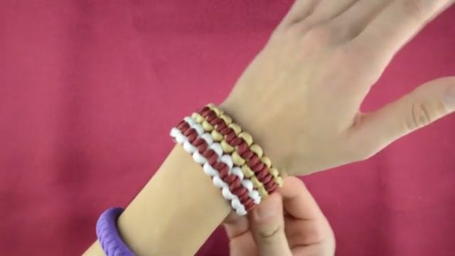 Паракорд Плетение браслета _Сдвоенная кобра_ (Paracord Double Wide Solomоn bracelet).mp4