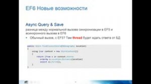 Новые возможности Entity Framework 6