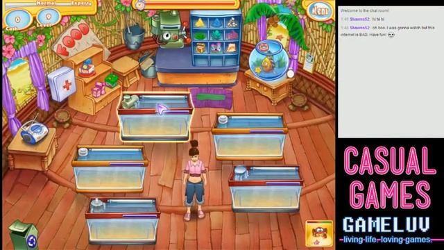 Casual Gaming: Jenny's Fish Shop Time Management game
