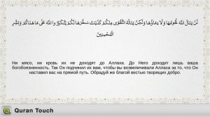 022- аль-Хаджж سُوۡرَةُ الحَجّ Мишари Алафасы с русским переводом