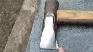 самодельный топор колун под Fiskars XXL 8 ID36 часть 2-я доработка