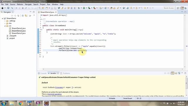 How to use the Intermediate operations[filter, map and sorted] of Java 8 Stream? | Streams in Java