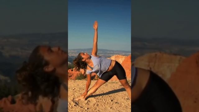 yoga health.cliffs nature.fresh air.shorts.йога здоровье.скалы природа.свежий воздух