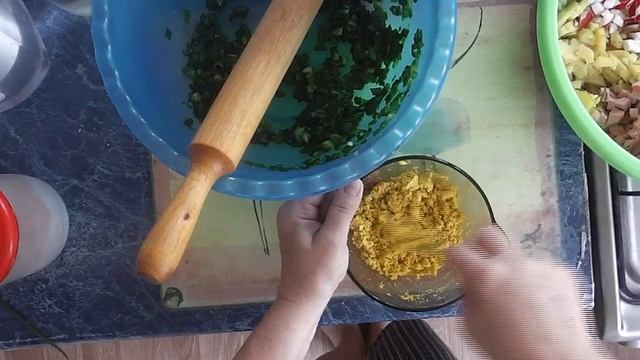 Рецепт: Окрошка на воде