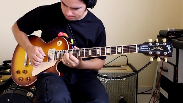 Gibson les paul traditional plus ice tea burst + Egnater Rebel 30 смотреть онлайн