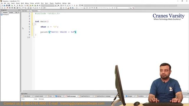 ASCII Values C Programming Placement Primer