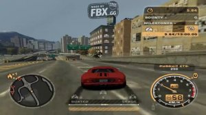 FORD Mustang GT: Need For Speed Most Wanted GamePlay