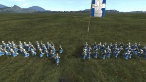 Medieval II: Total War 1vs1: Катапульта vs Пешие благородные рыцари