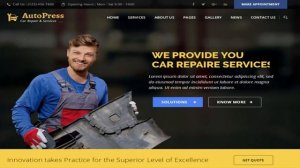 AutoPress - Car Repair & Services WordPress Theme | Themeforest Website Templates and Themes