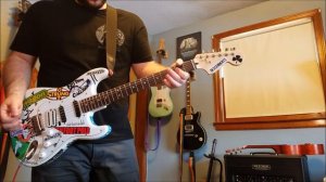 Blink 182 - M+Ms Guitar Cover (with the Sticker Strat)