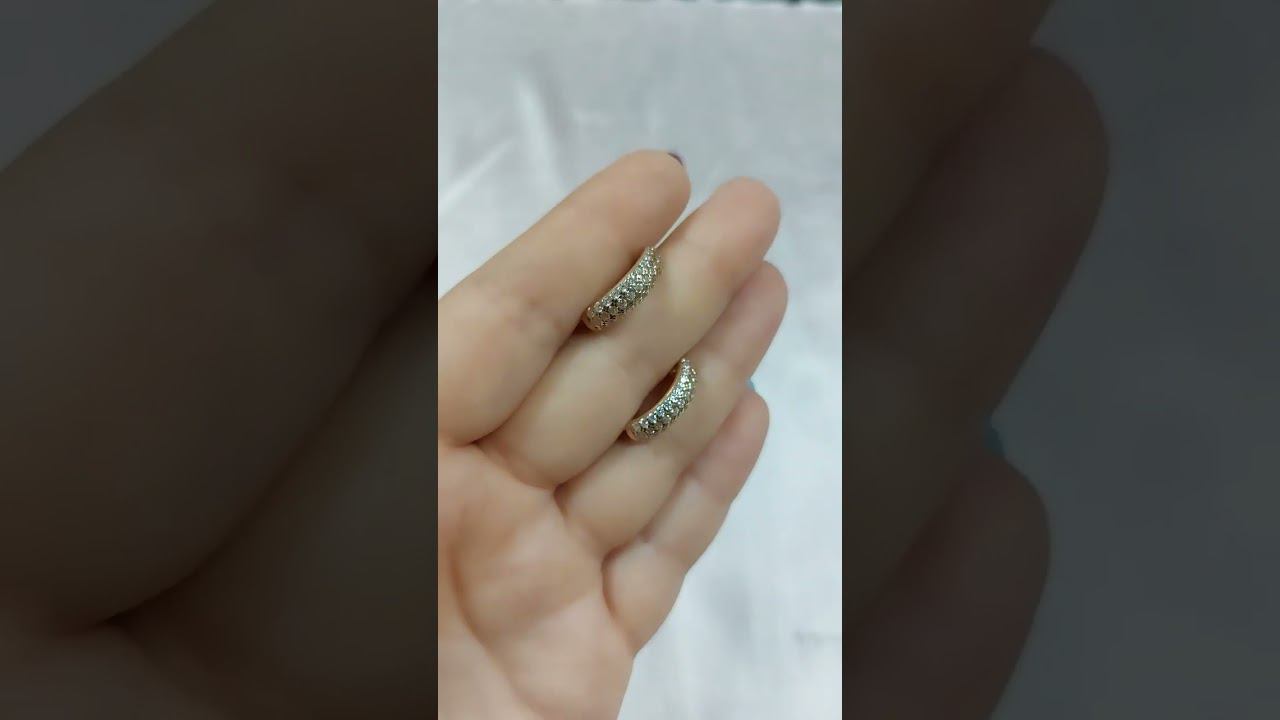 #серебро #серьги #золочение