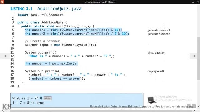 Introduction To Java Programming   Exercise 3 2b