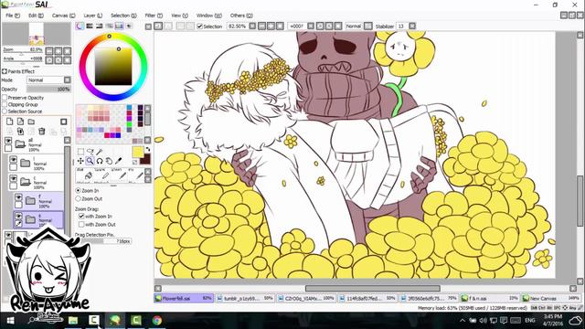 Flowerfell [Paint Tool SAI] Speedpaint смотреть онлайн