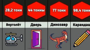 Сравнение: Самые Тяжелые Вещи (рекорды)