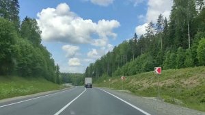 24.06.2023г , Первый выезд на трассу, едем в Вытегру