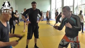 Семинар Вадима Журавлёва (школа ножевого боя Рать) в КНБ-Астрахань. Часть 2. Клинч в ножевом бою.