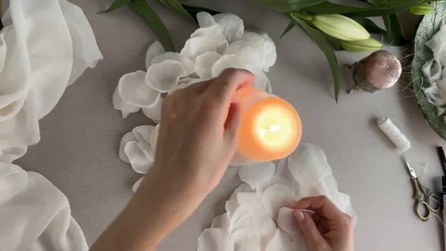 DIY Handmade Flower Decor (Curtain Holder) / Цветочный декор для штор