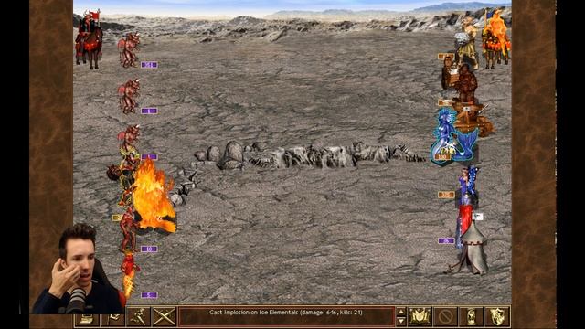 Grubby | HOMM3 | Finishing the Inferno 1 vs 3 AI 200% Difficulty - No Diplomacy! смотреть онлайн