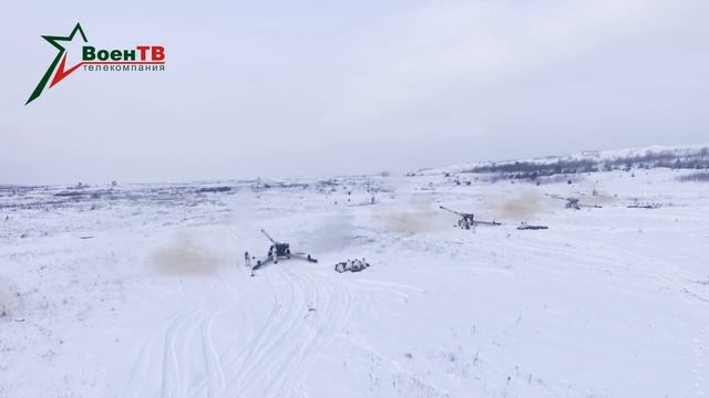 Залп батареи «Мста-Б». Квадрокоптер смотреть онлайн