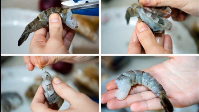 Как Правильно ЧИСТИТЬ Сырые Креветки