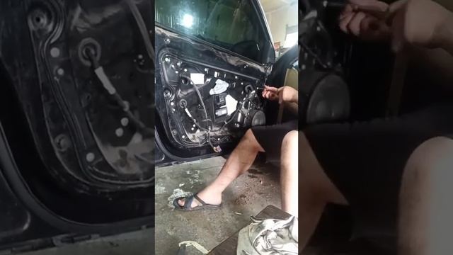 Пассат б6. не откриваїця дверка з наружі. ремонт дверей. заміна троса дверной ручки. сто. смотреть онлайн