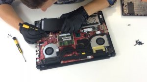 ASUS ROG GL504 (SCAR II / Hero II) - disassembly and upgrade options